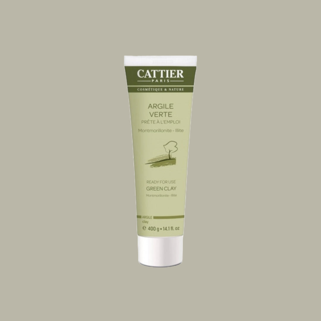 Cattier Green Clay Restorative and sebum-regulating Paste Ready To Use 400g